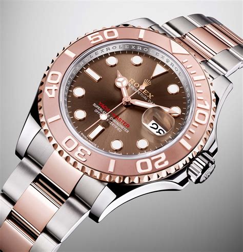 rolex yacht master 40 rose gold chocolate|yacht master everose gold price.